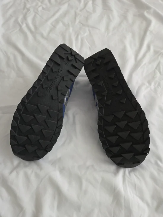 Saucony Blue Retro Runner Sneakers NWOB Sz 10 - Picture 5 of 6